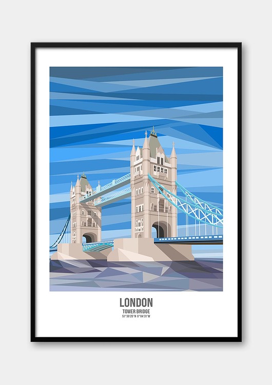 plakaty Plakat London - z serii CITY
