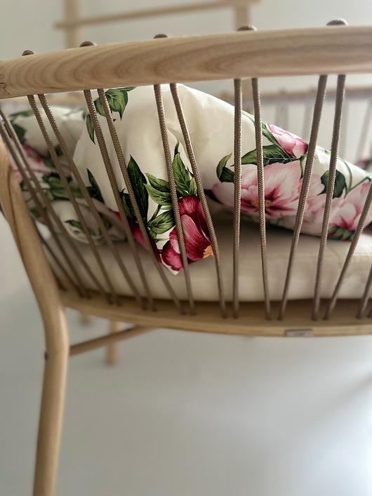 kocyki, kołderki, pościel dla dzieci Pościel z wypełnieniem Flowers Pink - 100%  Bawełna, Perkal