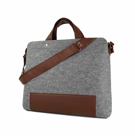 TORBA NA LAPTOPA MISTER 01 czarny zamek purol design
