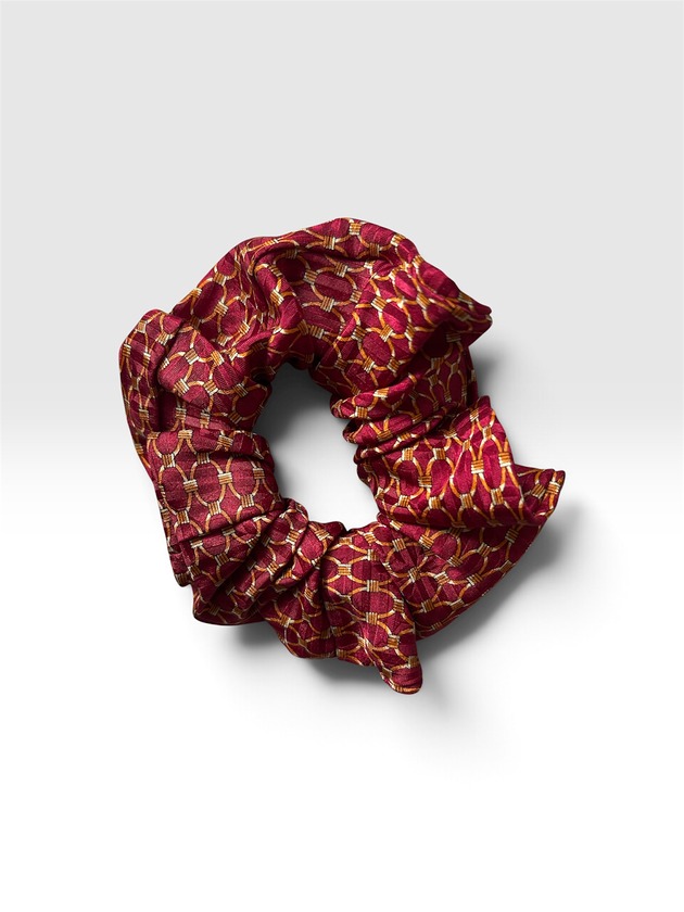 gumki do włosów Jedwabna gumka scrunchie z upcyclingu