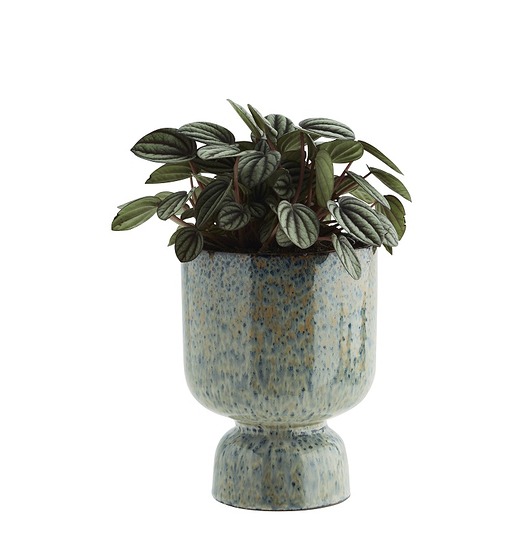 doniczki Doniczka osłonka z kamionki na nóżce