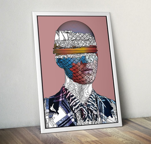 GRAFIKA "ZUEOKO340" 100x70 cm Zue Oko