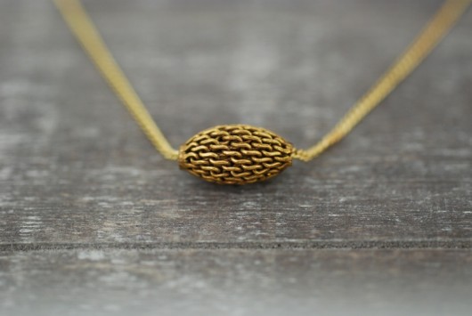 ♥Mini fasolka♥ Oryginalny vintage naszyjnik MadamLili