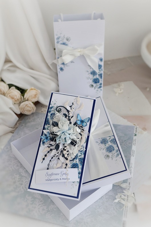 kartki scrapbooking Kartka na 45 rocznicę ślubu