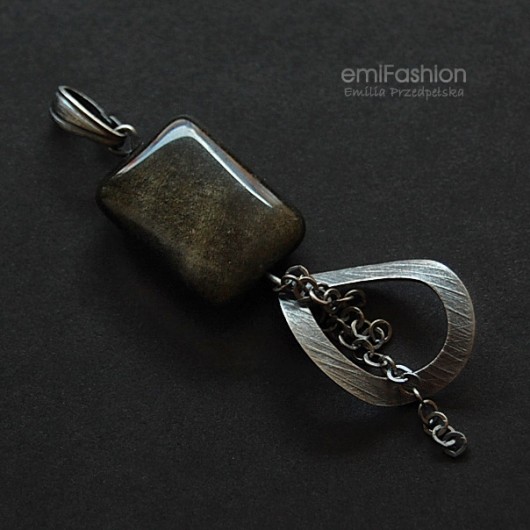 Obsydian tęczowy - Zamówienie MAREMI Jewelry