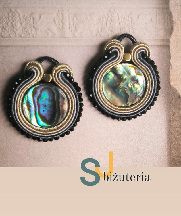 kolczyki soutache Luna
