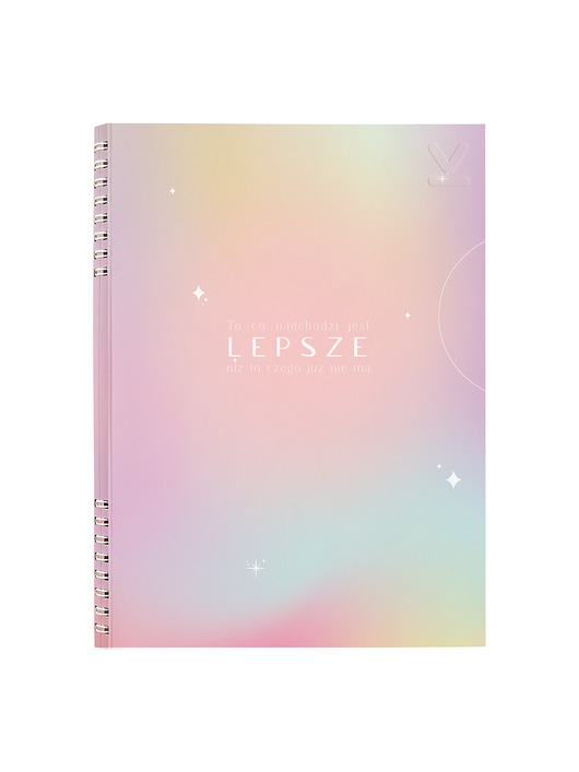 kalendarze i plannery NOTES GRADIENT LEPSZE  B5  160 stron  SZARE KRATKI