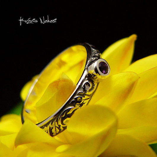 pierścionki srebrne Pierścień - Purple - Ametyst Srebro