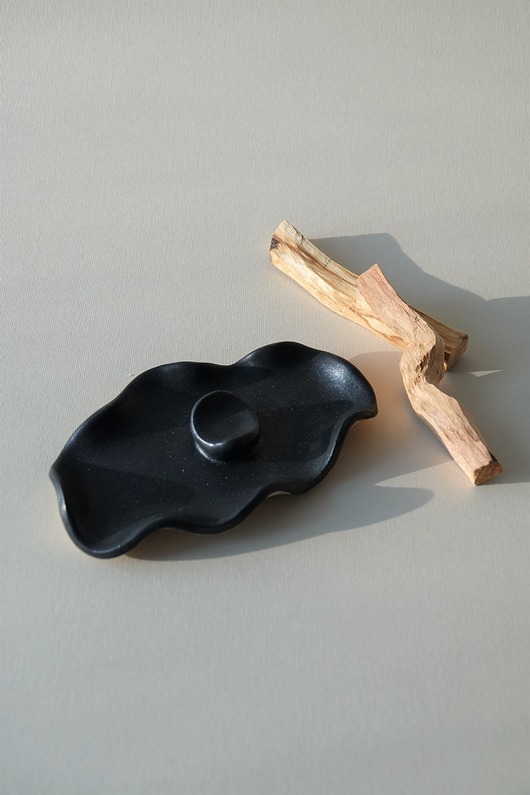 Podstawki pod kadzidełka Podstawek CZARNA PERŁA+ palo santo