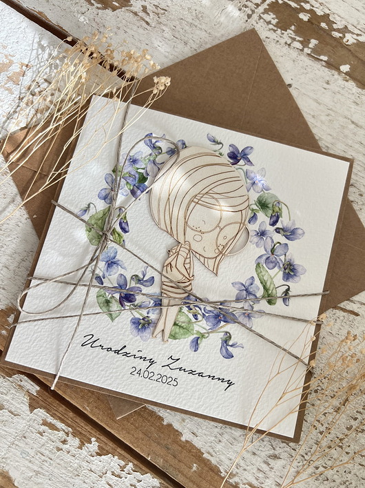 kartki scrapbooking Ręcznie robiona kartka na 18 urodziny, osiemnastka - pomysł na prezent życzen