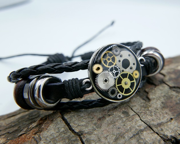 Mechaniczna bransoletka unisex 183 Zegarynki