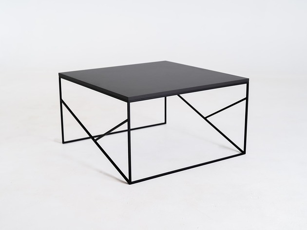 meble - stoły i stoliki - stoliki kawowe Nowoczesny designerski stolik kawowy FANCY BASIC 80 - czarny