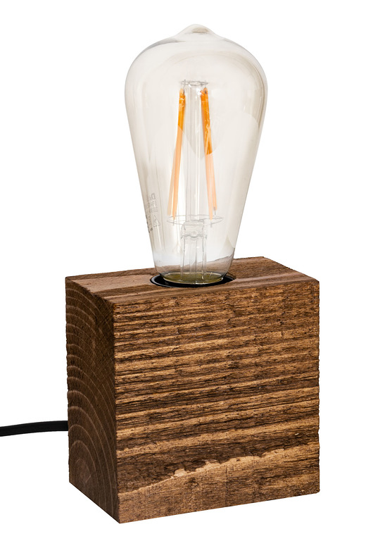  Lampa stołowa Balzan Mini loft drewno  Mabrillo