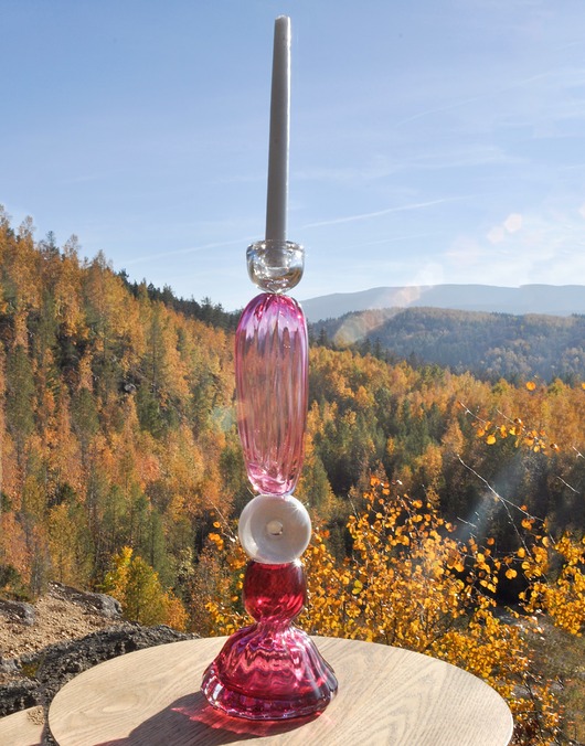 świeczniki i świece Świecznik "Optyk"