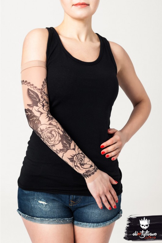 Rękawek z tatuażem Roses&Chaplet (unisex) dirrtytown clothing