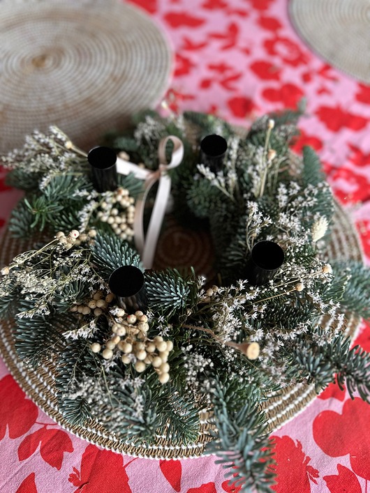 dekoracje świąteczne Stroik świąteczny wieniec adwentowy