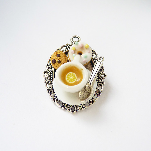 Afternoon tea broszka Lemon Lovely