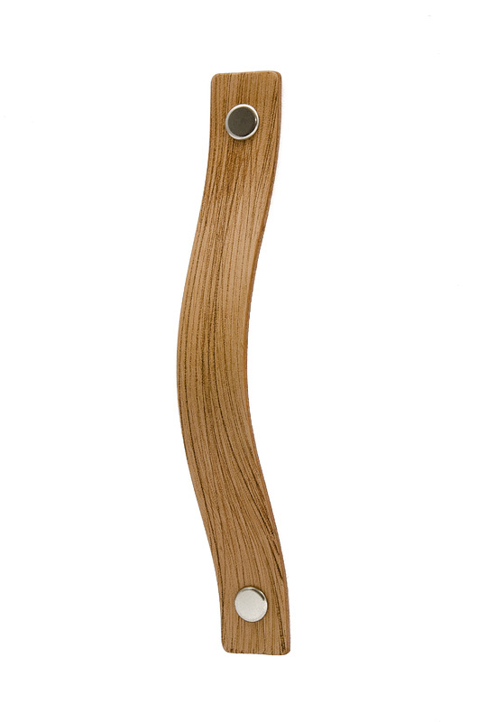gałki do mebli Skórzany uchwyt meblowy COLORISO TAN WOOD