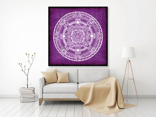 Mandala 50x50cm Malgorzata Domanska