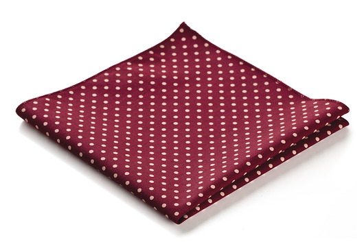 poszetka REUS bordo kropki HisOutfit
