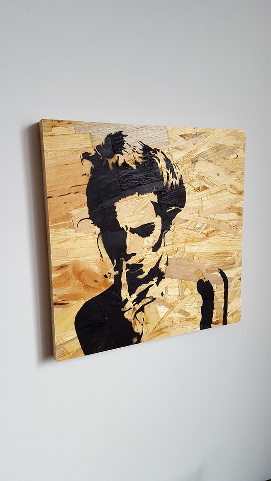 Obraz na płycie OSB - Kobieta Dirty Baby 30x30 nocontrol