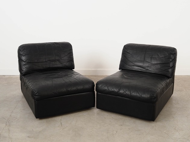 sofy i szezlongi Sofa modułowa skórzana, włoski design, lata 70, produkcja: Włochy
