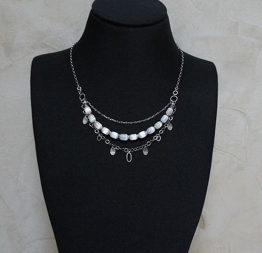 naszyjniki - inne Pejzaż zimowy vol. 2-  naszyjnik