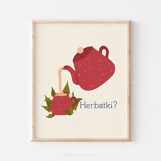 plakaty Plakat - Herbatki