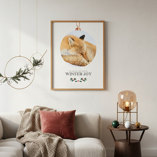 plakaty Plakat Snowy village