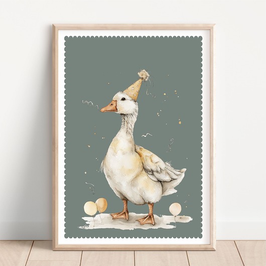 obrazy i plakaty do pokoju dziecięcego Gąska retro nr 2 