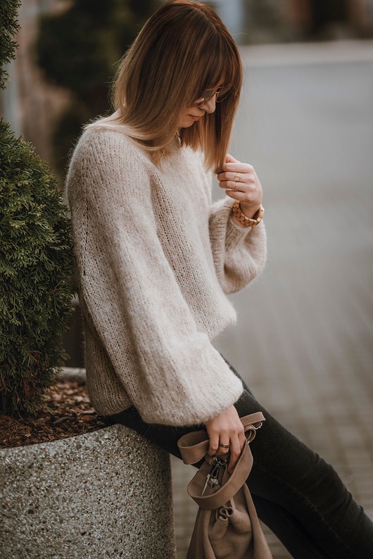 swetry damskie  Sweter Basic Alpaca