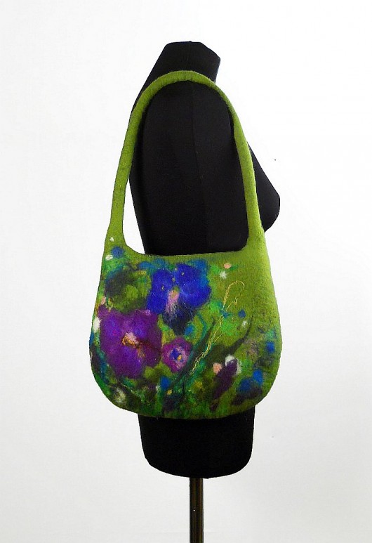 Jedwabnofilcowa Torebka: Living Bag filcant