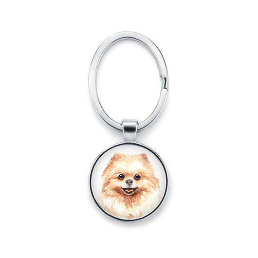breloki Brelok z grafiką POMERANIAN szpic rasowy pies