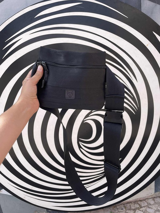 torby i nerki męskie Nerka z pasów samochodowych Broadway 1