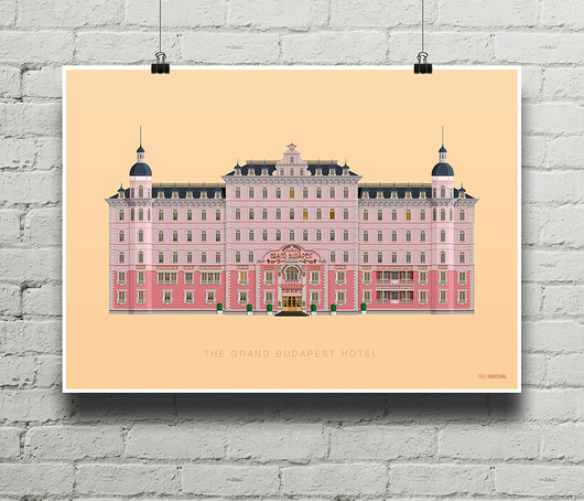 Grand Budapest Hotel - plakat minimalmill