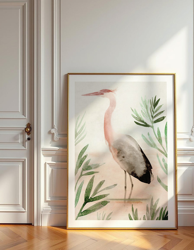 grafiki i ilustracje Plakat ptak  50x70 cm