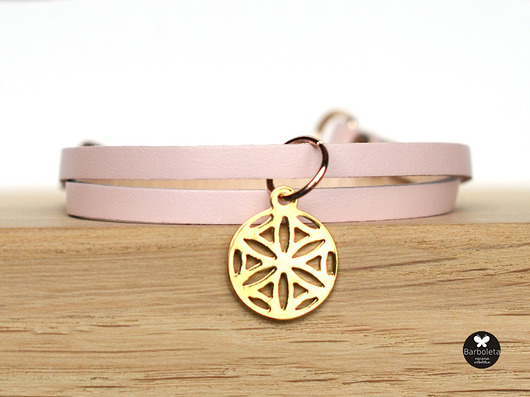 flo pink mandala gold barboleta
