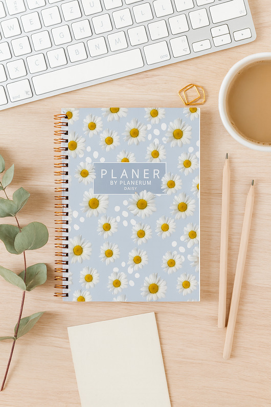 kalendarze i plannery Planer Dzienny Niedatowany A5 Daisy