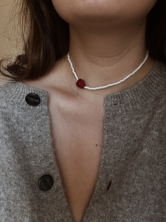 naszyjniki - inne Naszyjnik malina