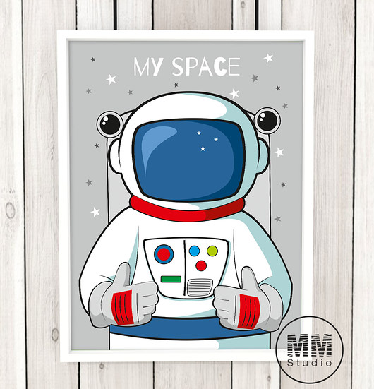 Plakat 30x40  Astronauta MMStudio