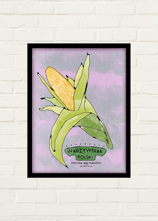 Kukurydza Plakat 30x40 GAU Home