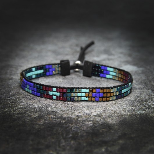 Bransoletka etniczna - beading Tiburg Djenka