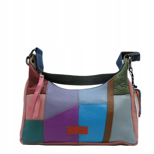 torby na ramię Torebka damska na ramię kolorowa skórzana wygodna zero waste OLIVKA