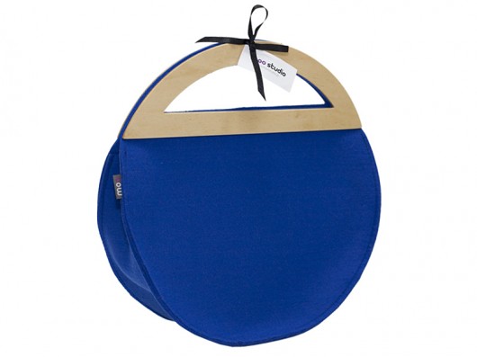 Round felt bag Chaber moo studio