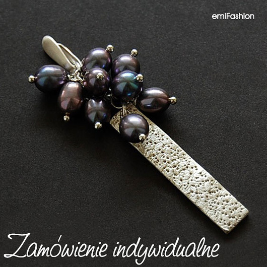 Perły i czyste srebro - zamówienie indywidualne MAREMI Jewelry