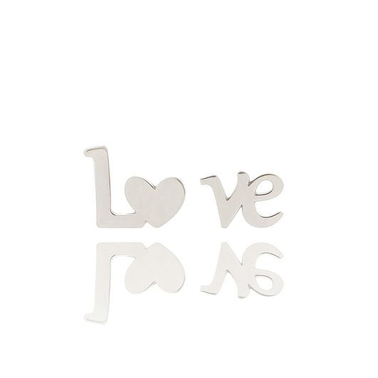 kolczyki srebrne Kolczyki srebrne love