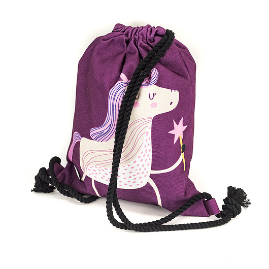 torebki, worki i plecaki dziecięce Mini worek dziecięcy magiczny jednorożec