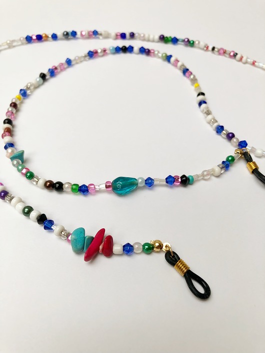 Kolorowy łańcuszek do okularów Luna by Sisters