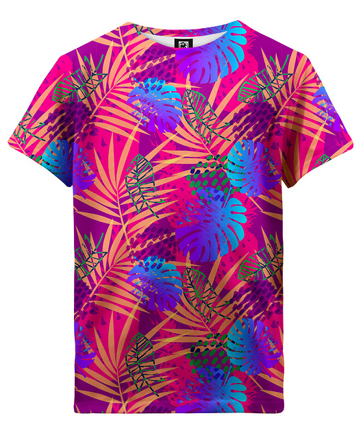 t-shirty dla chłopców T-shirt Boy DR.CROW Palmy Monstera