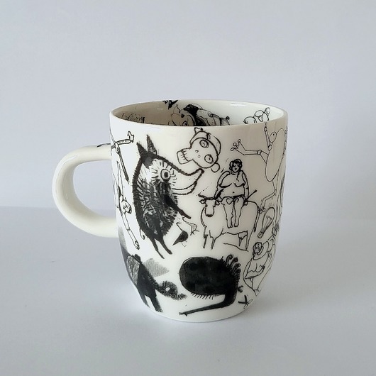 kubki i filiżanki Kubek Japanese,czarna kalka, 260 ml